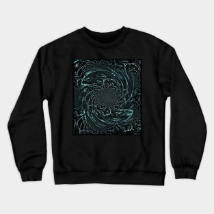 Hypnosis. Blue Emanation Crewneck Sweatshirt